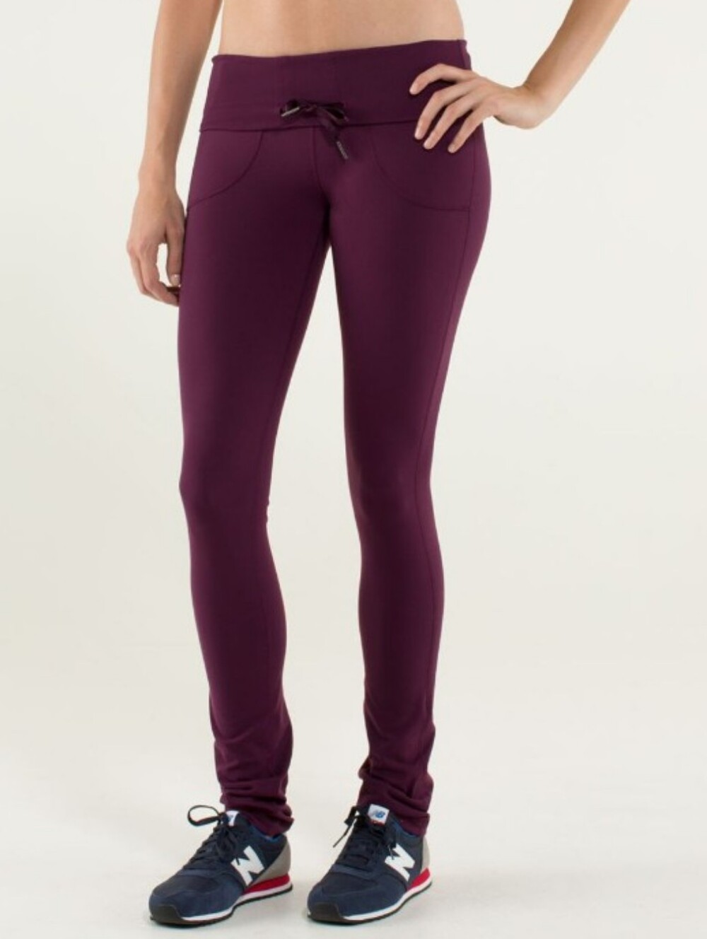 lululemon athletica Skinny Will Pants in Plum
